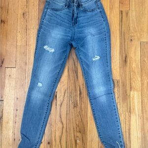 PacSun Light Blue Distressed Skinny Jeans
